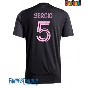 Inter Miami Sergio Busquets #5 Tricou Fotbal Replică 2025-26 Barbati Deplasare